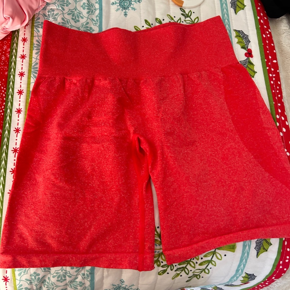 NVGTN Vibrant Red Bike Shorts